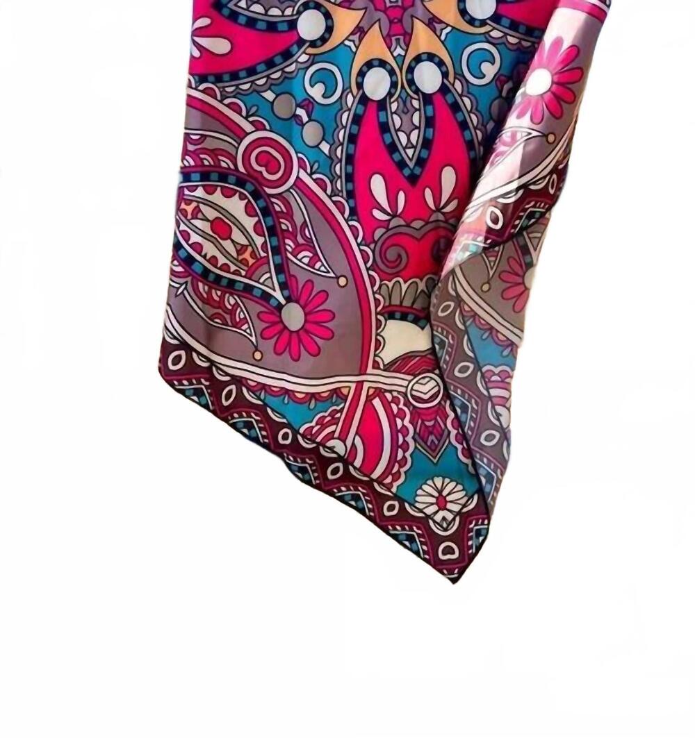 NEW ROWDY CROWD acapulco paisley wild rag scarf in multicolor